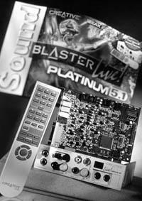 SoundBlaster Live! Platinum a BlasterKey MP3 - zvu