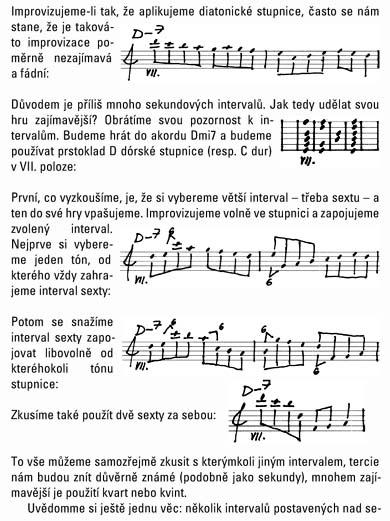 Využití intervalů v improvizaci