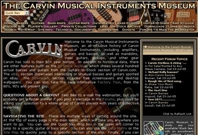 WWW TIP - CARVIN - ARCHÍV