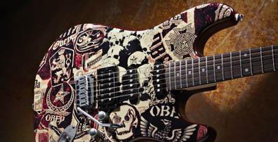 Squier Obey Graphic Stratocaster - štýlový, nenáročný partner zo série Obey Graphic