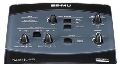 E-MU 0404 USB - externí zvukový interface