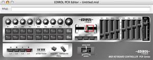 Edirol PCR-500 - klaviatury s MIDI kontrolérem