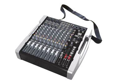 LD Systems LAX12DA - horizontální mixážní pult se 400W koncovým stupněm