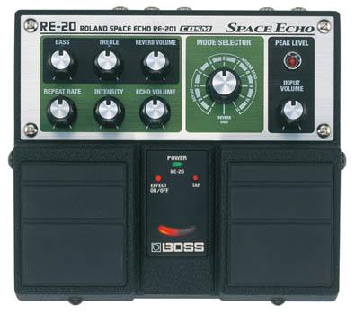 Boss RE-20 Space Echo - digitální verze klasického páskového echa 