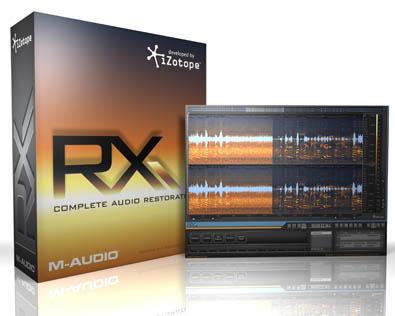 M-Audio iZotope RX - software pro restaurování audio záznamů