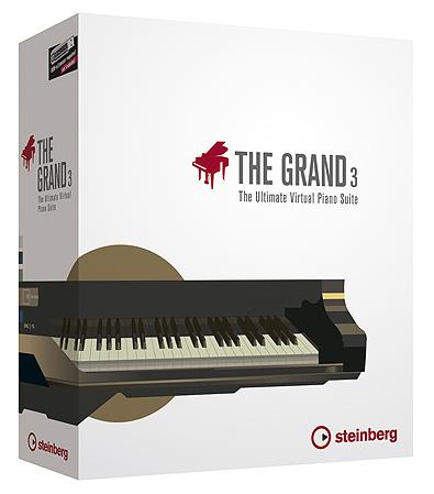 Steinberg The Grand 3 - virtuální nástroj nabízející zvuky tří různých koncertních křídel