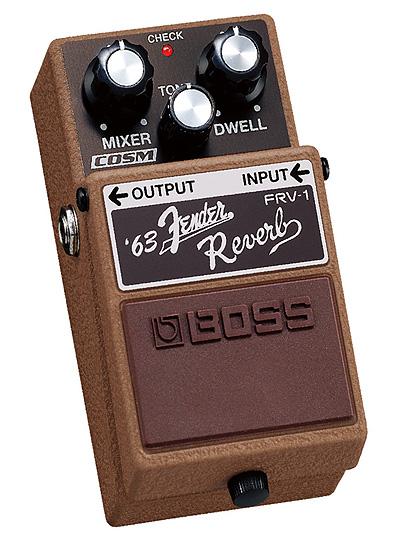 Boss FRV-1 - digitálna replika pružinového reverbu Fender Unit z roku 1963