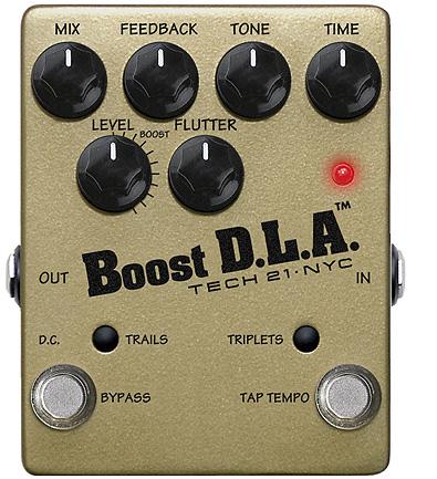 Tech21 NYC Boost D.L.A. - analogový delay made in USA