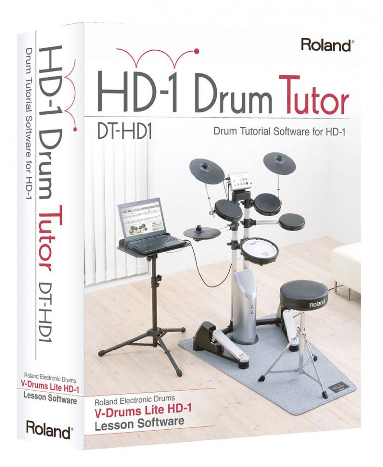 HD-1 Drum Tutor - výukový SW na bicí primárně určený pro Roland HD-1