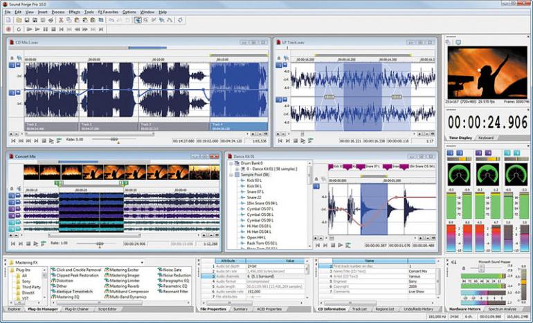 Sony Sound Forge 10 - software pro editaci zvukových souborů