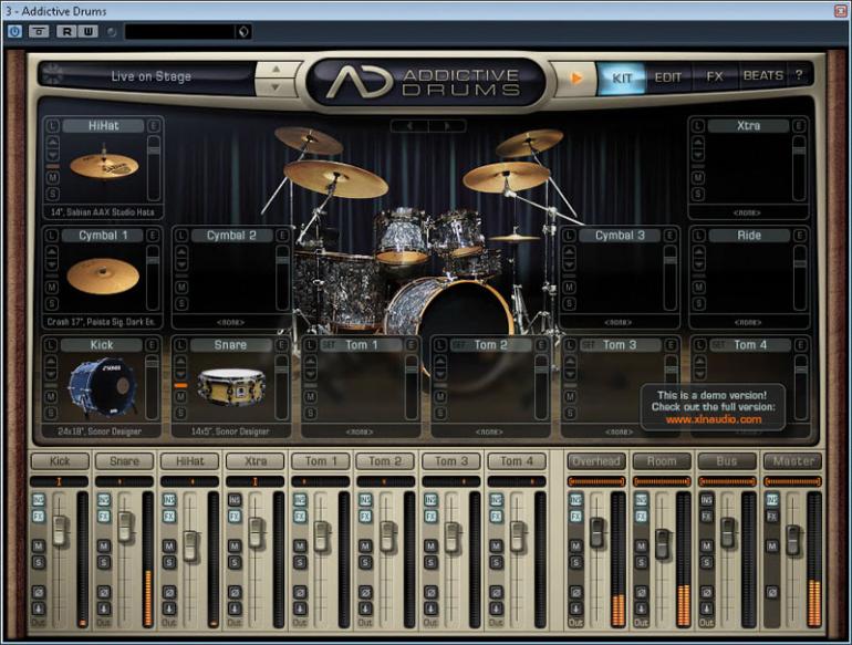 kde vzít a nekrást - Addictive drums