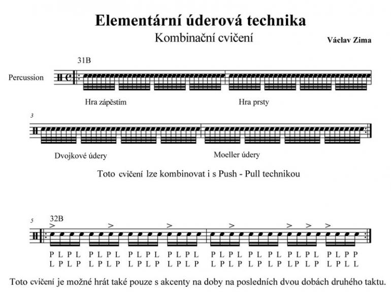 Elementární úderová technika rukou X - Kombinační cvičení