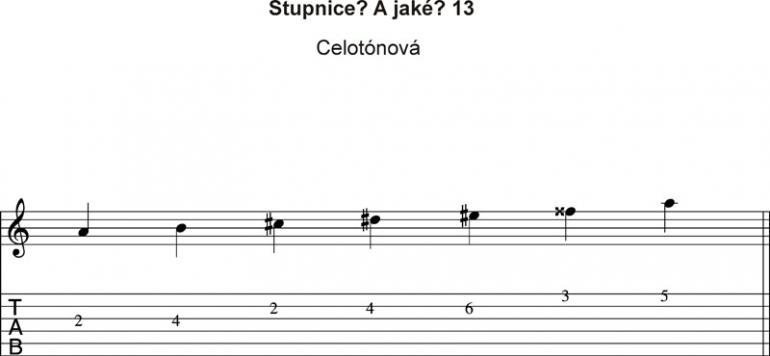 Stupnice? A jaké? XIII. - Celotónová