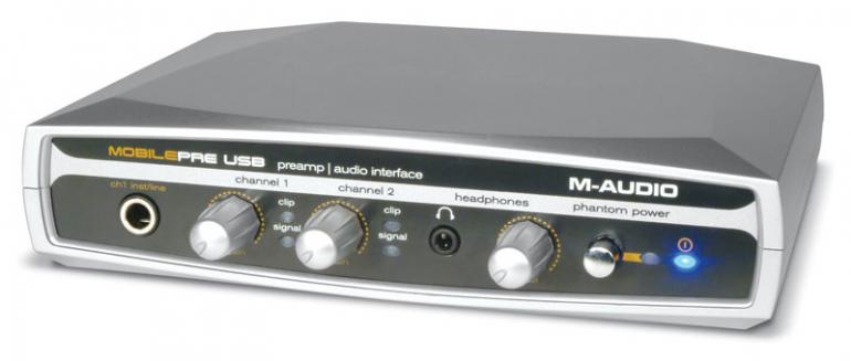 M-Audio MobilePre - druhá generace velmi úspěšné zvukovky 