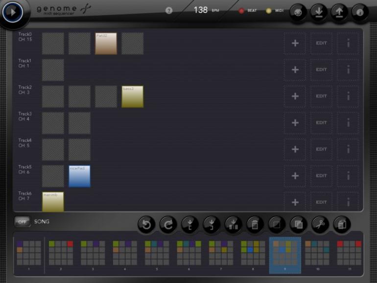 White Noise Audio: Genome MIDI Sequencer