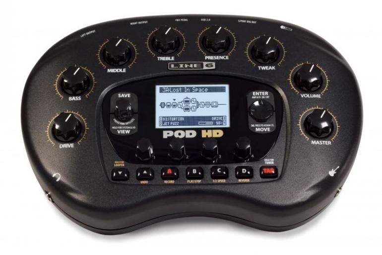 Line 6 POD HD   - digitálně modelující multiprocesor