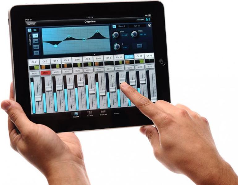 Apple iPad a PreSonus - ovládaní mixážního pultu pomocí iPadu