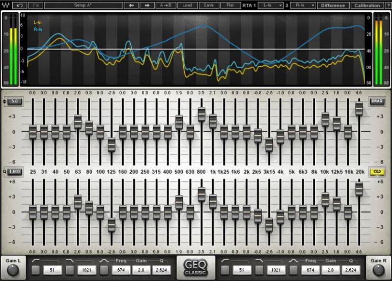 Waves: GEQ Graphic Equalizer