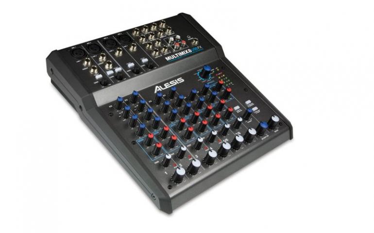 Alesis MultiMix 8 USB FX - mixážní pult, efektová jednotka a zvuková karta v jednom