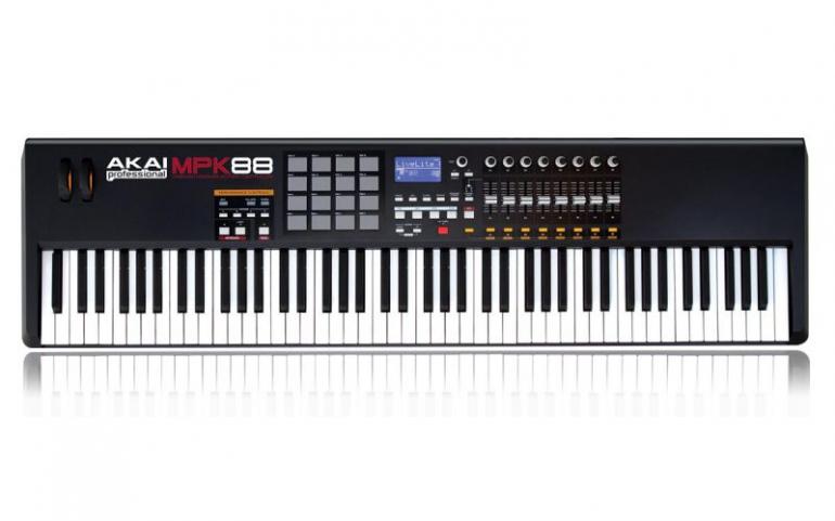 Akai MPK88 - řídicí klaviatura s kladívkovou mechanikou