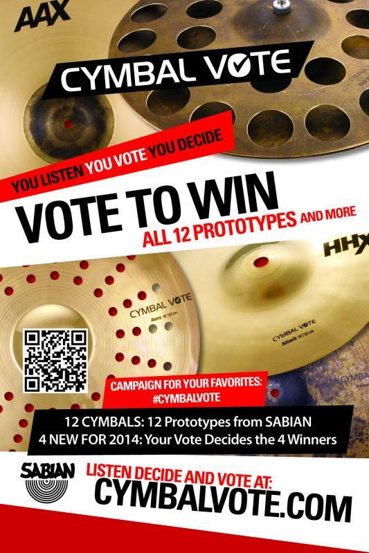 Sabian: Cymbal Vote 2014