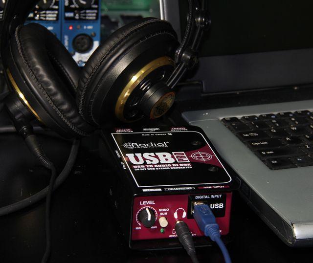 Radial Engineering: USB-Pro Stereo USB Laptop DI Box