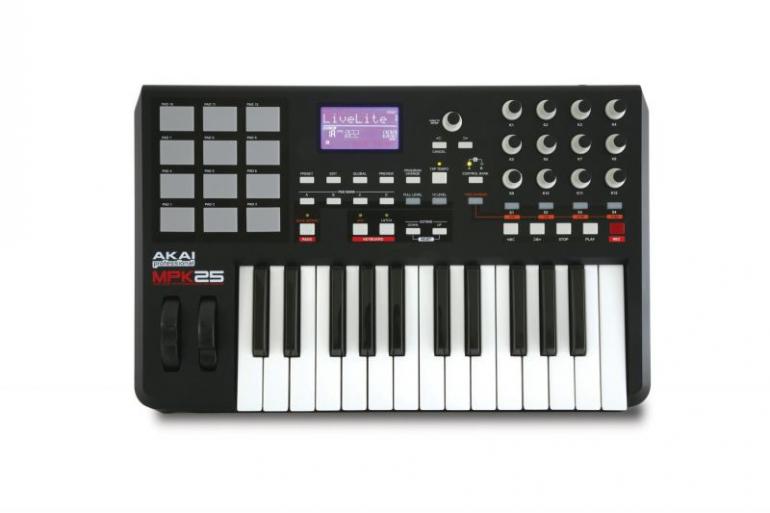 Akai MPK61/25/Mini - USB/MIDI řídicí klaviatury