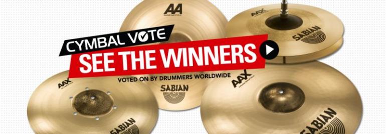 Sabian: Cymbal Vote - činely, které jste si sami vybrali jsou zde