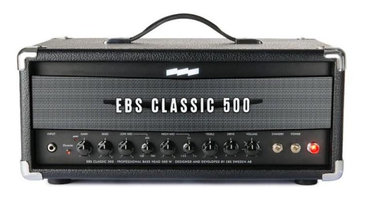 EBS: Classic 500 basový zesilovač