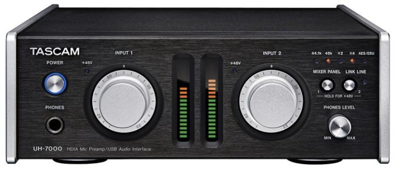 Tascam: UH-7000 - extrémně kvalitní mikrofonní preamp a USB zvuková karta