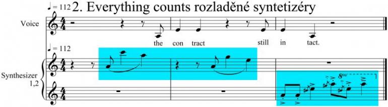 Obr.2: Rozladěné syntetizéry