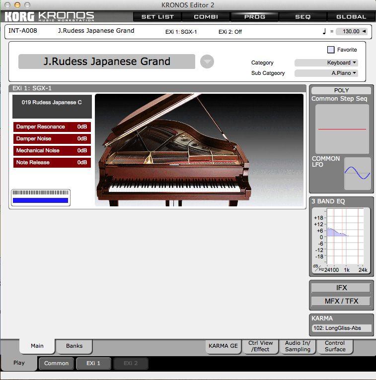 Korg Kronos X-73 - pracovní stanice