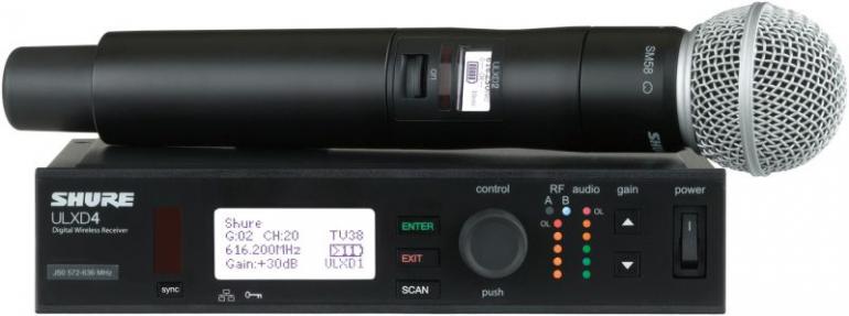 Shure ULXD - bezdrátový systém s digitálním přenosem zvuku