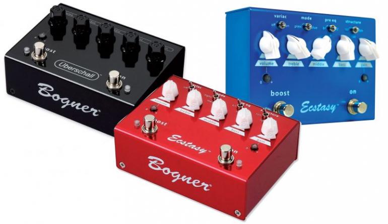 Bogner Uberschall, Ecstasy Red a Ecstacy Blue - kytarové efekty 