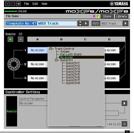 Remote Editor: MIDI Track