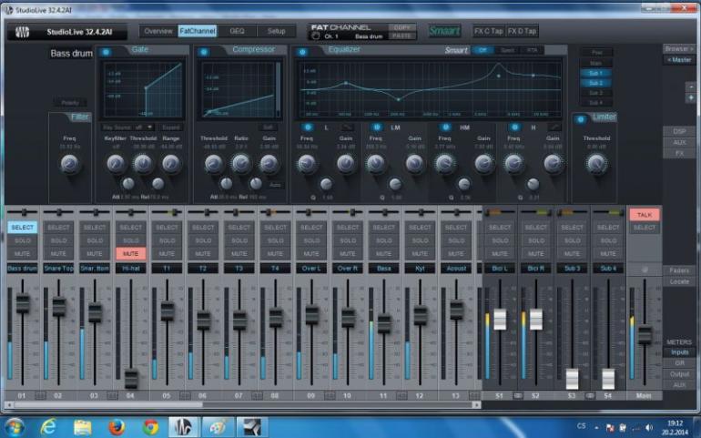 PreSonus StudioLive 32.4.2AI - dvaatřicetikanálový digitální mixážní pult 