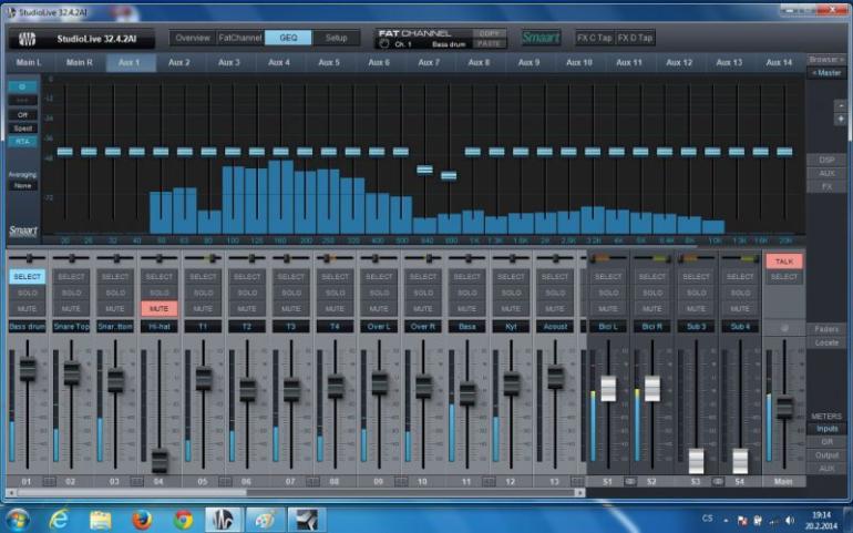 PreSonus StudioLive 32.4.2AI - dvaatřicetikanálový digitální mixážní pult 