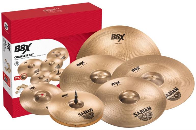 Sabian: B8X – vylepšená řada činelů s plně tepaným pupkem