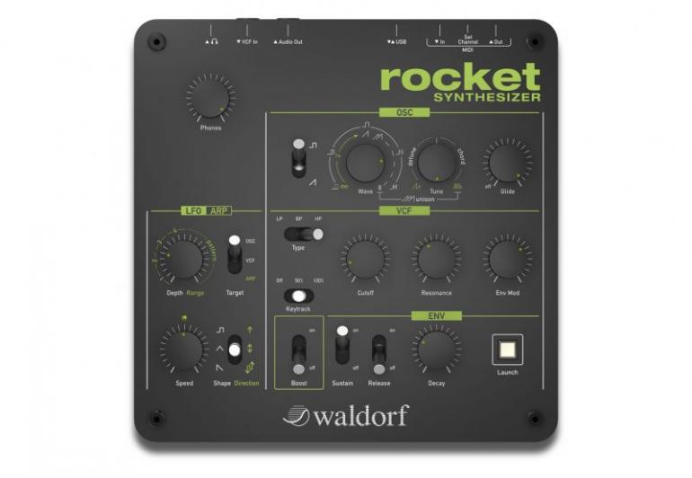Waldorf Rocket - netradiční monofonní syntezátor