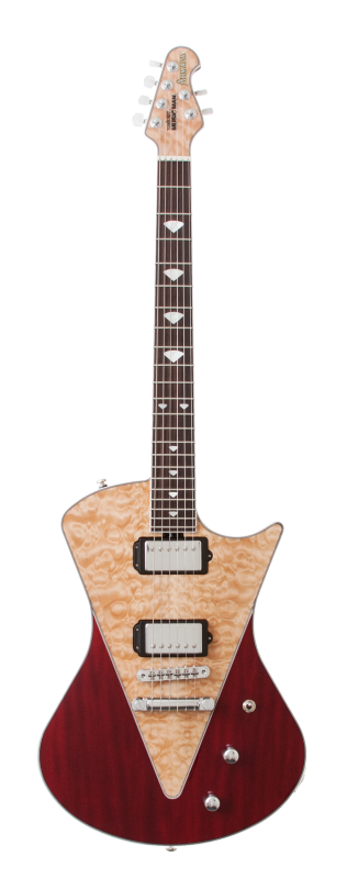 Music Man: Armada Quilt Natural/Trans Red