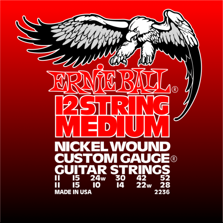 Ernie Ball: 12 String Medium Nickel Wound