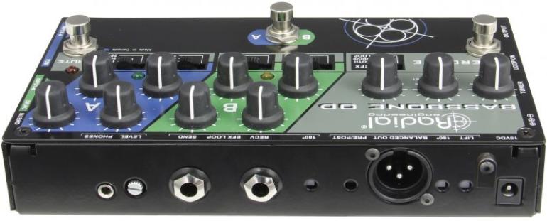 Radial Bassbone OD - pre-amp, overdrive a DI box v jednom