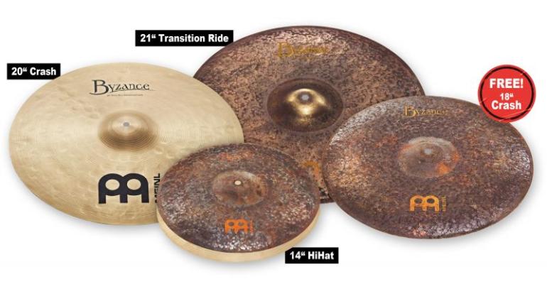 Meinl: Mike Johnston Byzance Cymbal Set