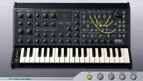 Softwarový syntezátor Korg MS-20