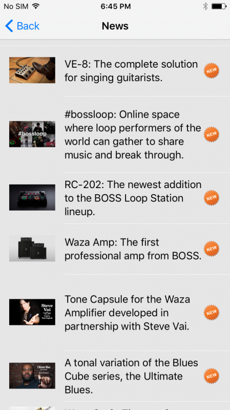 Boss: Tuner App