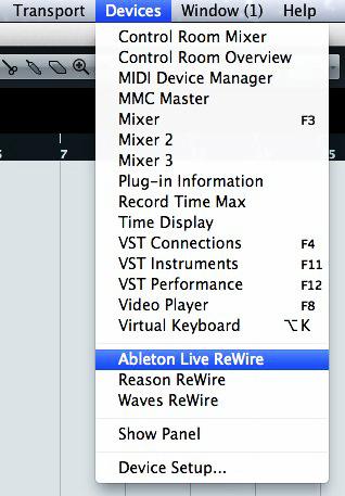 ReWire v Cubase