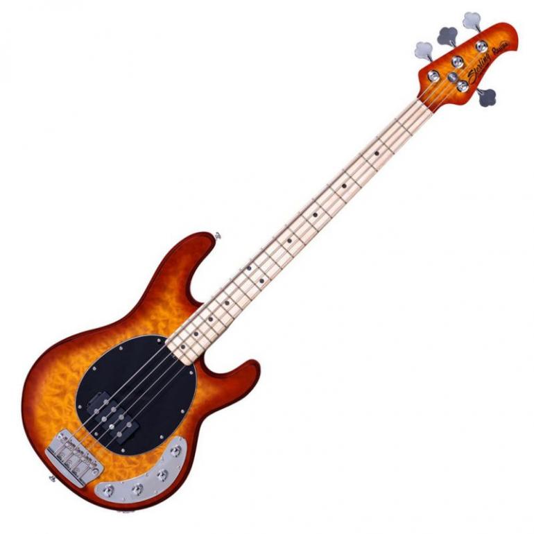 Sterling By Music Man: RAY34 QM Limited - Medový Burst