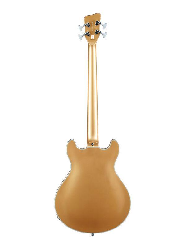 Warwick Rock Bass Star Bass 4 Gold Metallic - semiakustická baskytara v retro zlaté metalíze