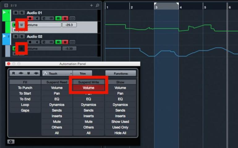 Suspend Write Volume