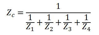 Vzorec pro výpočet impedance paralelního zapojení reproduktorů